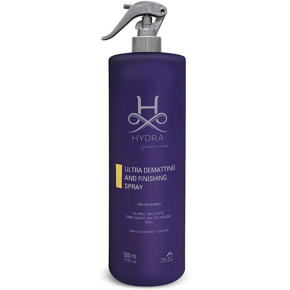 Hydra Ultra Dematting and Finishing Spray – Conditioning Formula, Eases Combing of Long Hair, 500ml