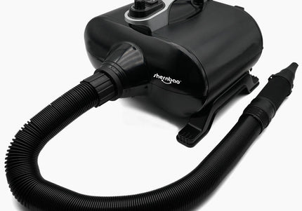 Shernbao Typhoon Dual-Motor Table Dryer – 3000W High-Performance, 150L/s, Black Finish