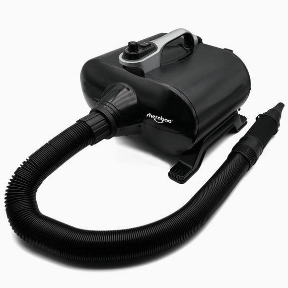 Shernbao Typhoon Dual-Motor Table Dryer – 3000W High-Performance, 150L/s, Black Finish