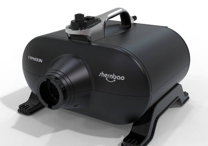 Shernbao Typhoon Dual-Motor Table Dryer – 3000W High-Performance, 150L/s, Black Finish