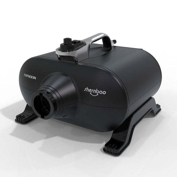 Shernbao Typhoon Dual-Motor Table Dryer – 3000W High-Performance, 150L/s, Black Finish