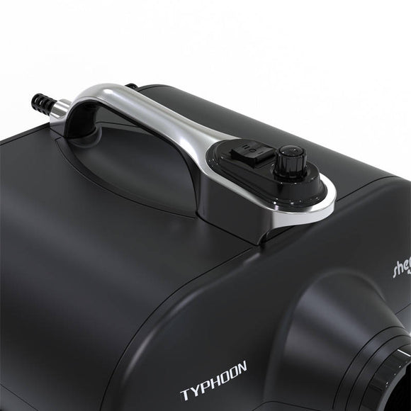 Shernbao Typhoon Dual-Motor Table Dryer – 3000W High-Performance, 150L/s, Black Finish