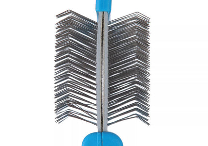 Groom Professional Flexible Slicker Brush – Double-Sided Hard Bristles, Durable Grooming Tool