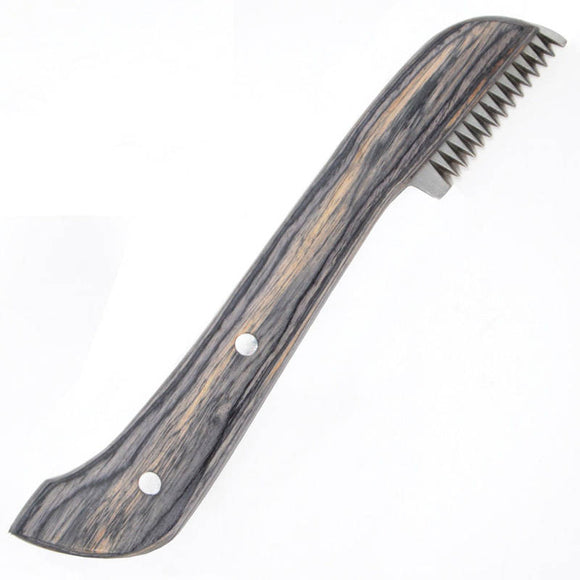 Easy Trimm Wide Grooming Trimmer – Coarse Blade with Ergonomic Wooden Handle