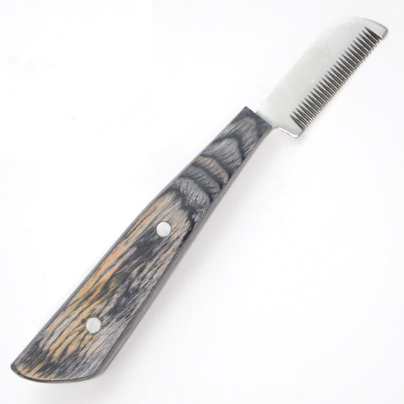 Easy Trimm Wooden Handle Trimmer – Fine Blade, Lightweight and Precise Grooming Tool