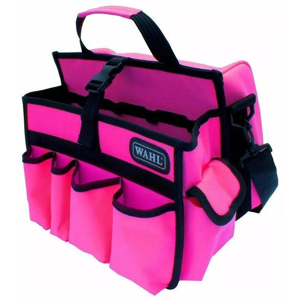 Wahl Grooming Bag Hot Pink – Spacious Accessory Organizer, Durable Fabric, Vibrant Color