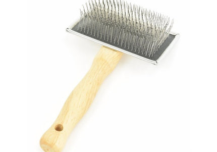 Tritra Slicker Long XL Brush – Medium-Hard Needles, Extra-Large Head, Ideal for Poodle Coats