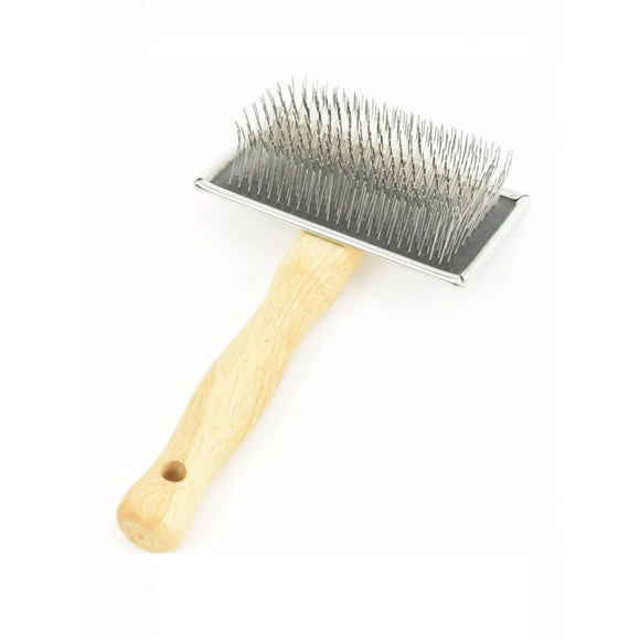 Tritra Slicker Long XL Brush – Medium-Hard Needles, Extra-Large Head, Ideal for Poodle Coats