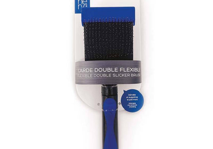 Hery Double-Sided Grooming Brush – Versatile Detangling Tool with Soft and Firm Bristles