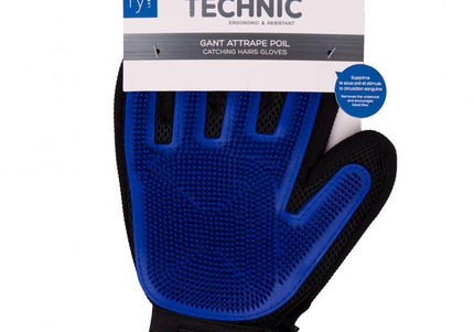 Hery Grooming Glove – Flexible Brushing Mitt with Soft Silicone Tips for Effective Hair Removal