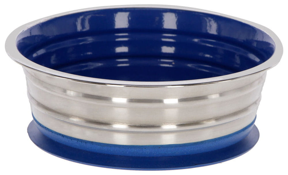 Kerbl Non-Slip Stainless Steel Bowl – Durable Feeding Dish with Stable Base, 950ml