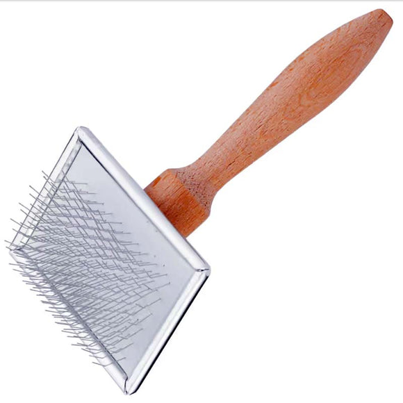 Lawrence Soft Slicker Tender Care Tiny – Gentle Soft Wire Brush, Compact Size for Delicate Grooming