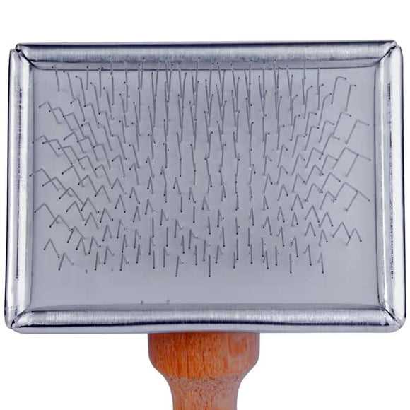 Lawrence Soft Slicker Tender Care Tiny – Gentle Soft Wire Brush, Compact Size for Delicate Grooming