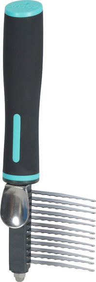 Zolux Anah Side Felter – 12 Secured Blades, Safe Dematting Tool for Coats