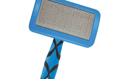 Groom Professional Ball Pin Slicker Brush Medium – Gentle Detangling with Rounded Pins