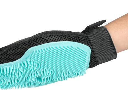 Zolux Anah 2-in-1 Double-Sided Grooming Glove – Versatile Care Tool with Soft and Firm Sides