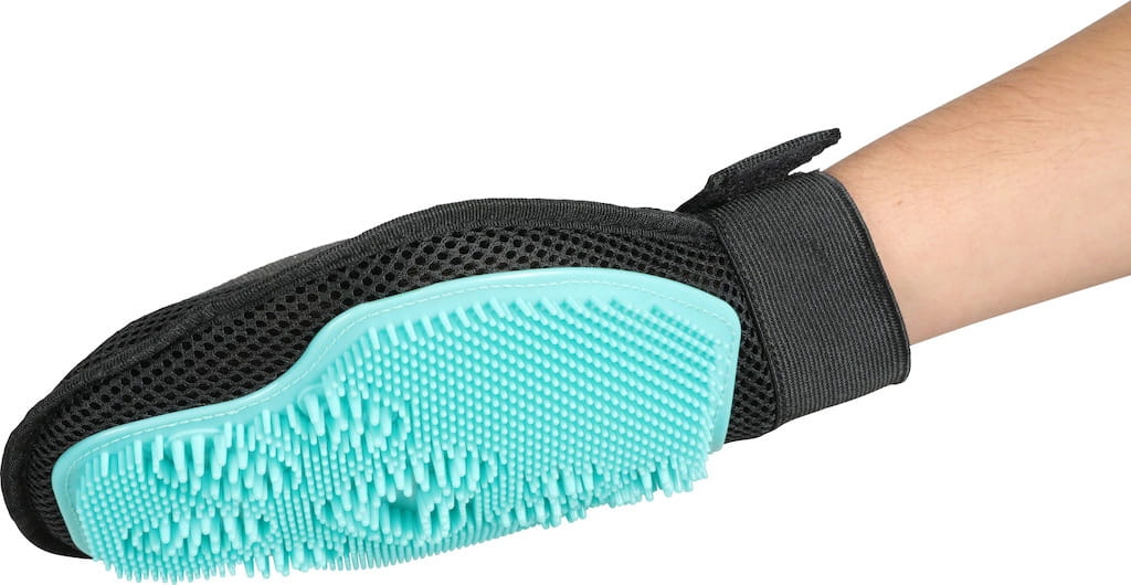 Zolux Anah 2-in-1 Double-Sided Grooming Glove – Versatile Care Tool with Soft and Firm Sides