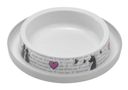 Cats in Love Trendy Dinner X-Small Bowl – 210ml Compact Pet Feeder, Modern Design