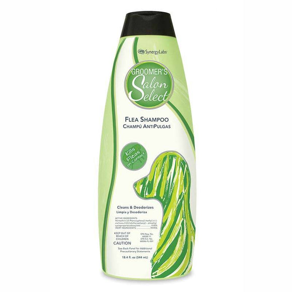 Groomers Salon Select Flea Shampoo – Protective Cleansing Formula, 544ml Bottle