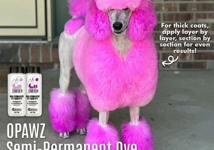 OPawz Semi-Permanent Pet Hair Dye Flash Yellow – Vibrant Long-Lasting Color Cream, 150g Tube