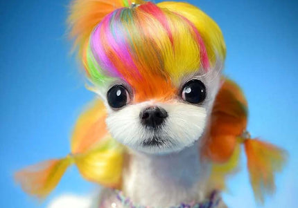 OPawz Semi-Permanent Pet Hair Dye Flash Yellow – Vibrant Long-Lasting Color Cream, 150g Tube