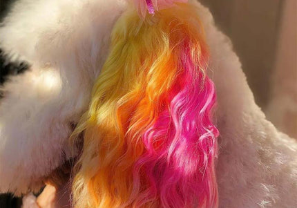 OPawz Semi-Permanent Pet Hair Dye Flash Yellow – Vibrant Long-Lasting Color Cream, 150g Tube