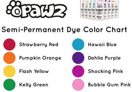 OPawz Semi-Permanent Pet Hair Dye Flash Yellow – Vibrant Long-Lasting Color Cream, 150g Tube