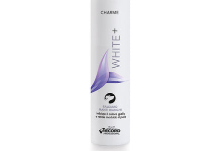 Charme White+ Conditioner – Concentrated Anti-Yellowing Formula for White Coats, 250ml