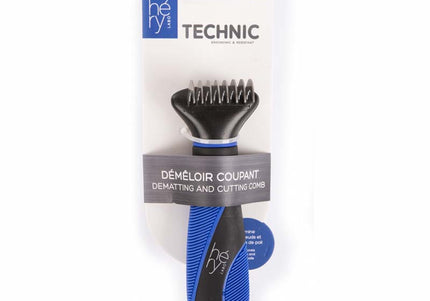 Hery Dematter Crosswise Felt Dematting Tool – 8 Stainless Steel Blades, Ergonomic Handle