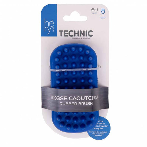 Hery Rubber Grooming Brush and Comb – Gentle Dual-Sided Tool for Short Coats