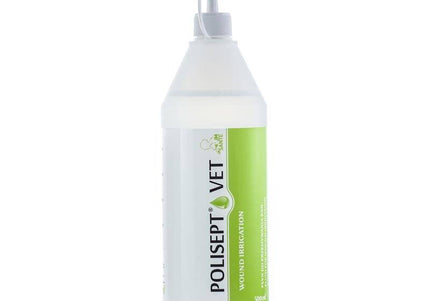 Polisept Vet Wound Irrigation Liquid – Gentle Cleansing Formula, 500ml Bottle
