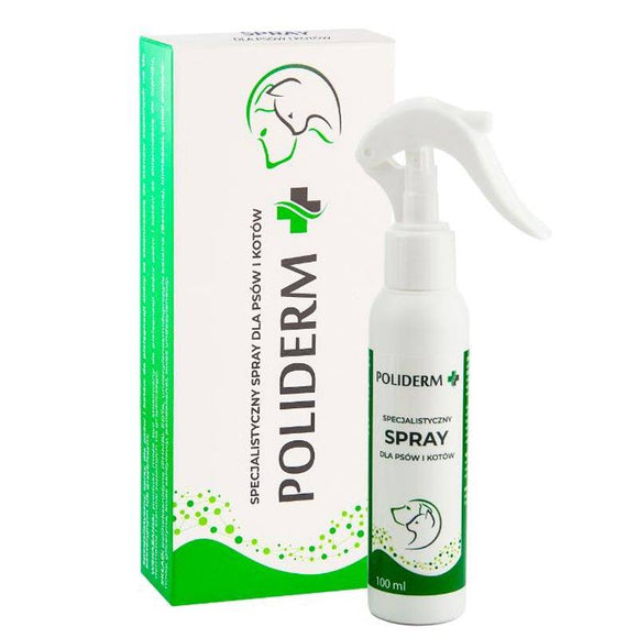 Poliderm Skin Care Spray 100ml – Fast-Acting Soothing Formula, Gentle on Sensitive Areas