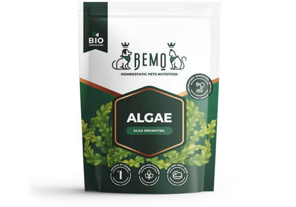 BEMO Algae Dietary Supplement – Natural Brown Algae Powder, 120g, Supports Healthy Coat