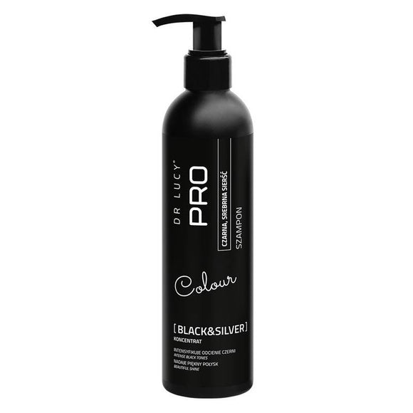 Dr. Lucy PRO Black and Silver Shampoo – Enhances Dark and Silver Coats, 250ml