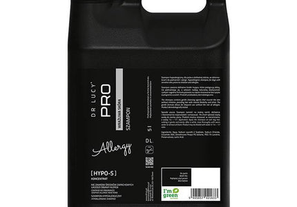 Dr. Lucy PRO Hypo S Hypoallergenic Shampoo 5L – Gentle Formula, Large Capacity