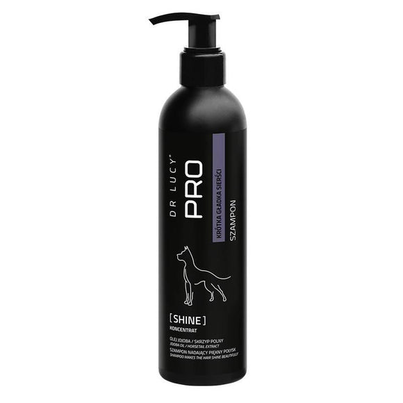Dr. Lucy PRO Shine Nourishing Moisturizing Shampoo 1L – Gentle Formula for Short Coats