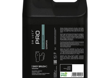 Dr. Lucy PRO Easy Brush Shampoo – 1L, Detangling Formula for Long Soft Hair, Gentle Care