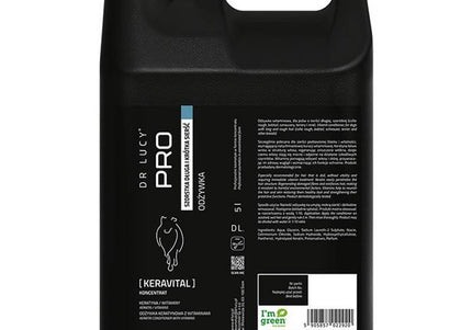 Dr. Lucy PRO Keravital Conditioner – Keratin and Vitamin Formula, 5L, Nourishes Long Coats