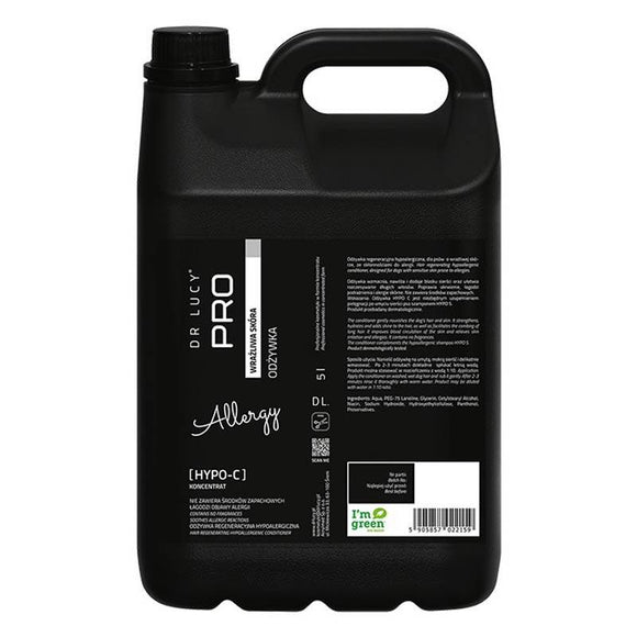 Dr. Lucy PRO Hypo C Conditioner – Hypoallergenic Moisturizing Formula, 250ml Bottle