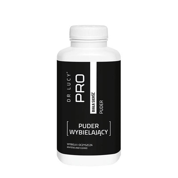 Dr. Lucy PRO Whitener Powder – Stain-Removing Whitening Formula, 120g, Brightens Coats