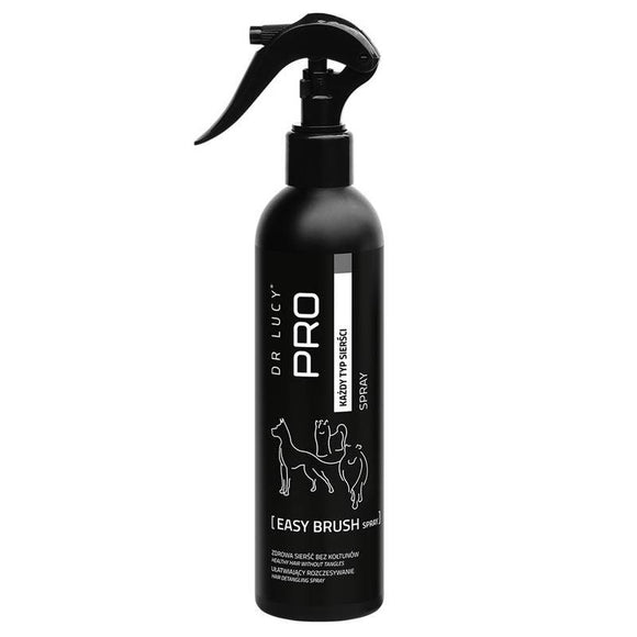 Dr. Lucy PRO Easy Brush Spray – Detangling Grooming Mist, 250ml, Smoothes and Softens Coats
