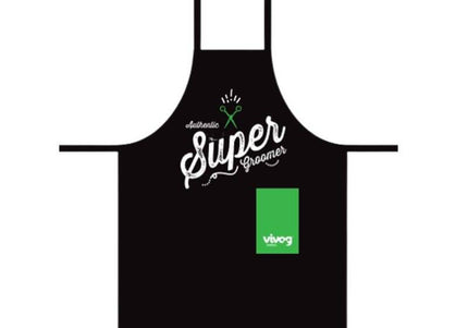 Vivog Perfect Beauty Dog Grooming Apron – Pink, Lightweight and Water-Resistant Design