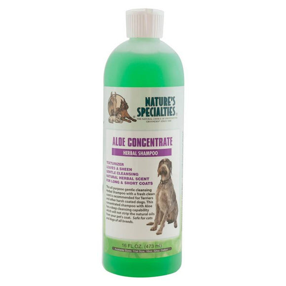 Nature's Specialties Aloe Concentrate Herbal Shampoo – Texturizing Formula, 1:16 Concentrate, 473ml