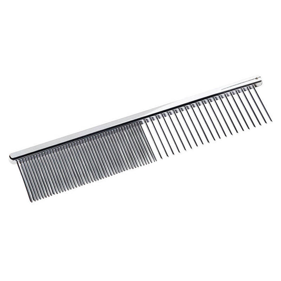 Iv San Bernard Mixed Metal Grooming Comb – 3.5cm Pins, 20.5cm Length, Durable Design
