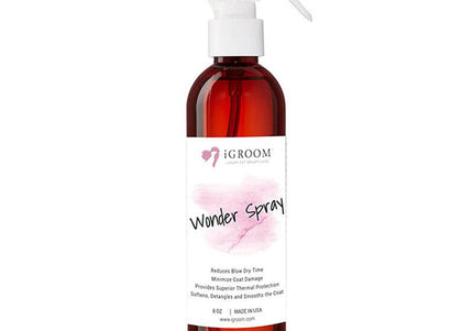 iGroom Wonder Spray – Quick-Drying Grooming Spray, 236ml, Speeds Up Blow Drying
