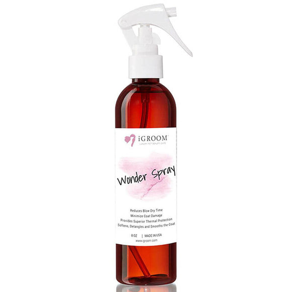 iGroom Wonder Spray – Quick-Drying Grooming Spray, 236ml, Speeds Up Blow Drying