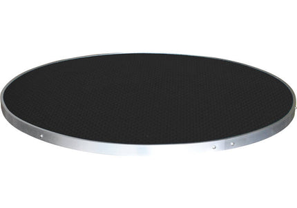 GroomStar Rotating Grooming Table Cover – 70cm Black, Smooth Turntable Surface for Small Animals