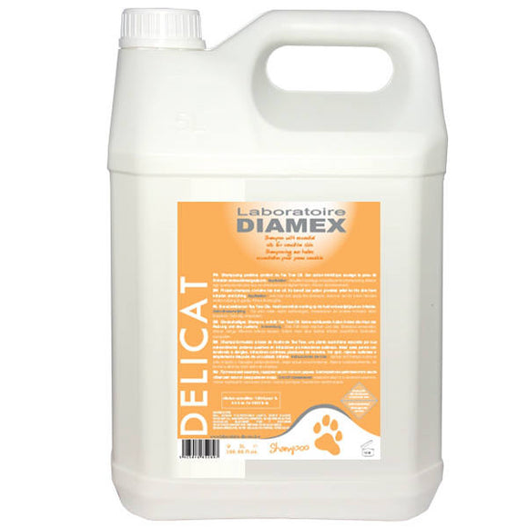 Diamex Delicat Shampoo with Tea Tree Oil – Concentrated Sensitive Skin Formula, 5L