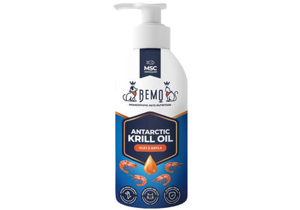 BEMO Antarctic Krill Oil – Pure Marine Supplement, 100ml Bottle for Optimal Nutrition