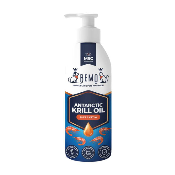 BEMO Antarctic Krill Oil – Pure Marine Supplement, 100ml Bottle for Optimal Nutrition